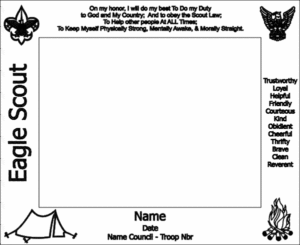Eagle Scout Frame