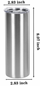 Straight Skinny Tumbler (20 Oz)