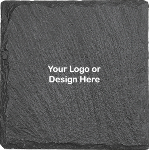 Custom Slate Coasters (Laser-Engraved)