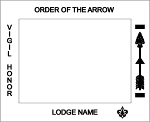 Vigil Honor Certificate Frame