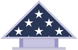 Flag Display with Pedestal