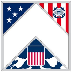 3 Flag Shadowbox - 2 Top/1 Bottom